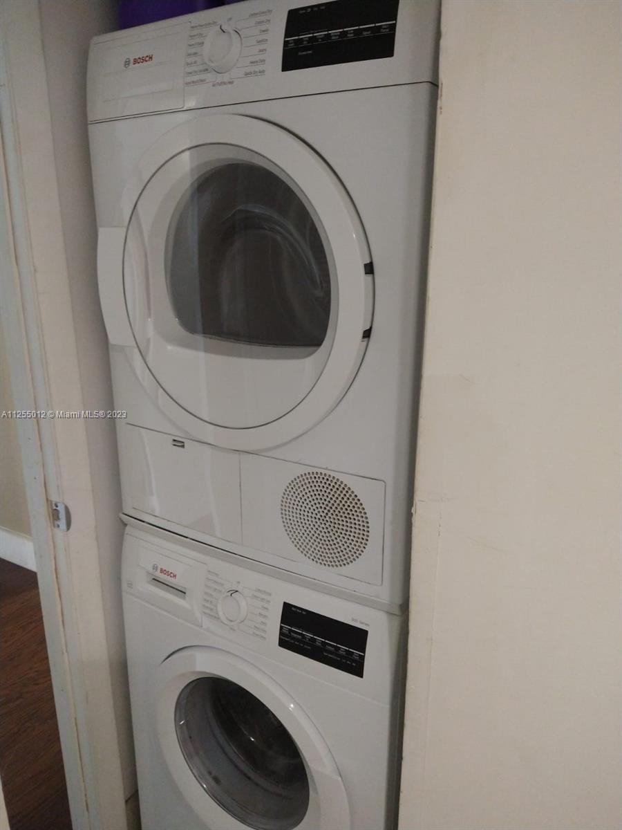 washer and dryer