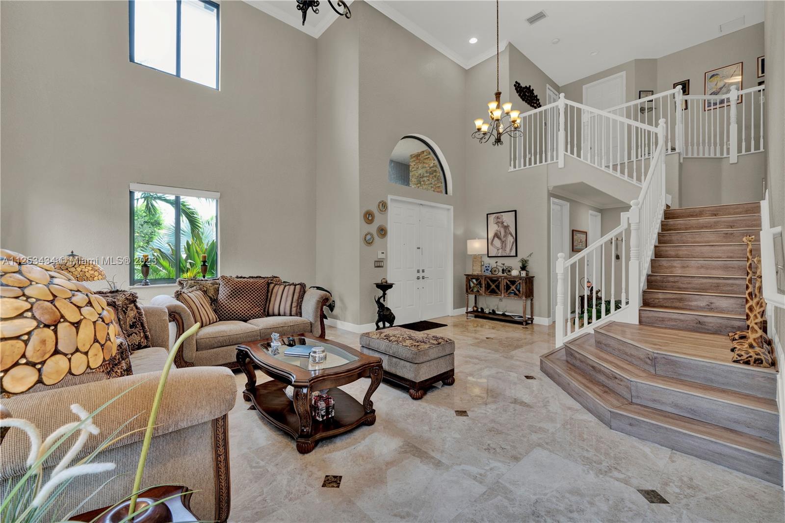 Living room entry foyer