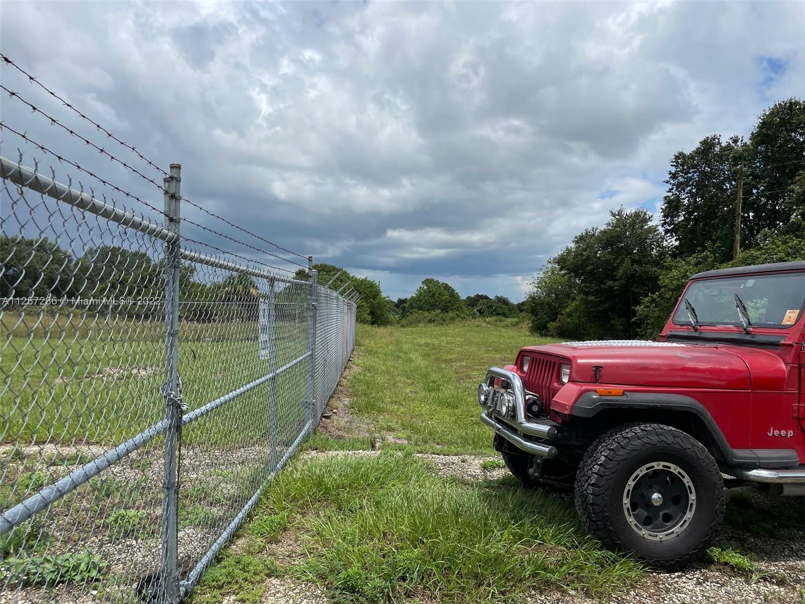 View Front Gate facing North