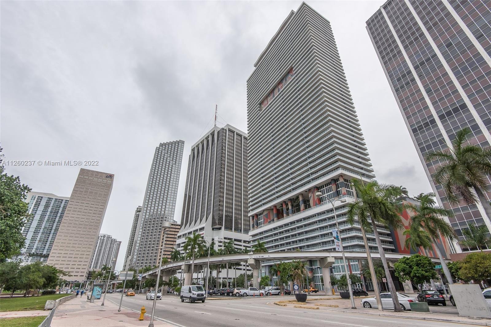 Great opportunity to purchase one of a kind turnkey furnished studio at 50 Biscayne. Fully high end equipped kitchen, flat screen Tv, sofa, work desk, bed, light fixtures and glass impact balcony with views towards Bayfront Park, Bayside and Biscayne Bay. Include washer and dryer, cable and internet. Assigned parking space on the same floor. Highly desirable location in the heart downtown. Great investment property generating $3k/$4k per month. This studio can be rented annually or on a short term basis (per month). Gorgeous pool with club house and cabanas. State of the art fitness center and full service spa.