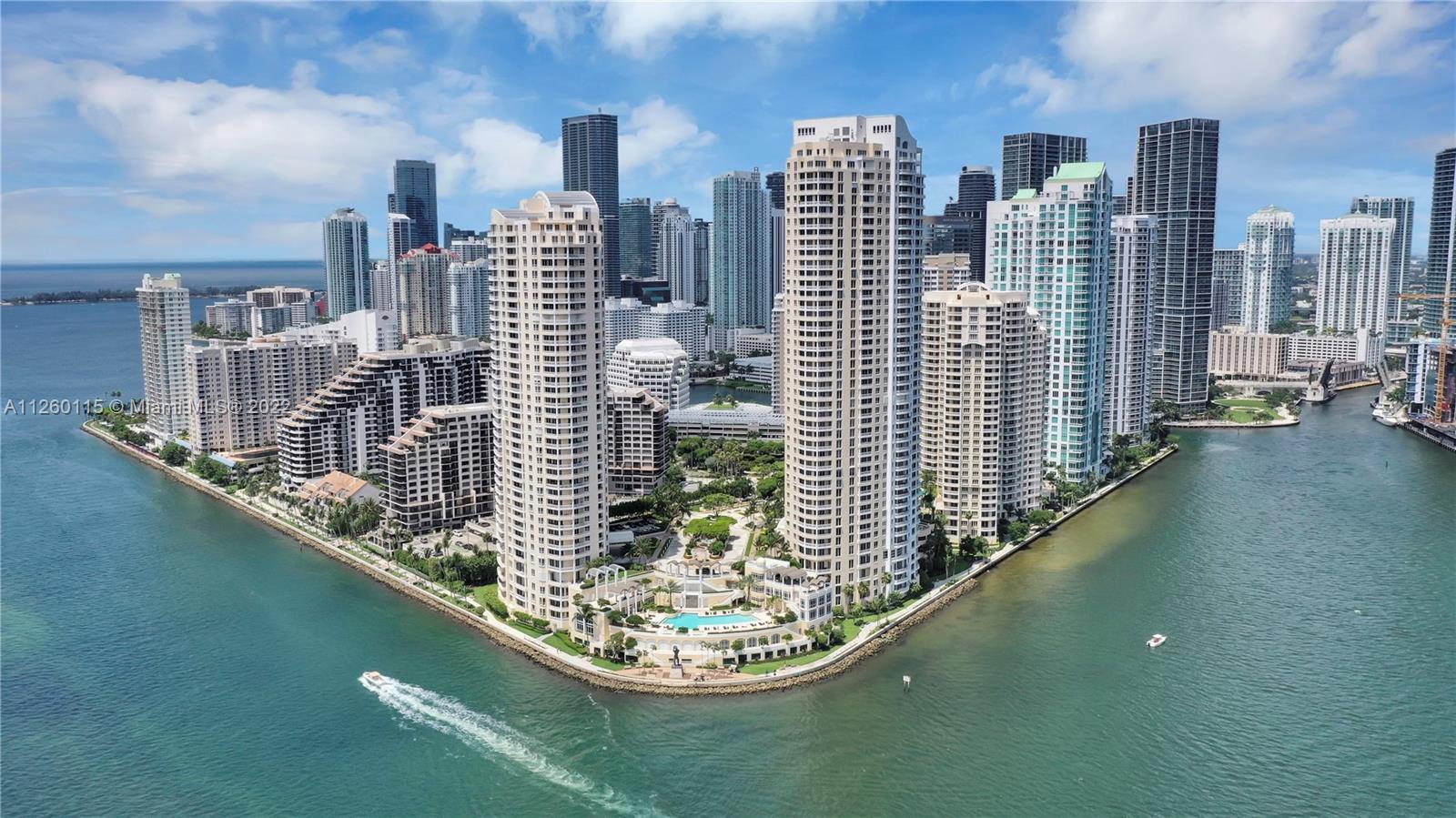 The crown jewel of The Courts is finally here! Completely remodeled unit 2bed/2.5bath w/2 assigned parking spaces in highly sought 08 line. Enjoy views of the Miami River, Biscayne Bay & Miami Skyline from the privacy of your oversized balconies. Master features private balcony, walk-in closet, ensuite bath w/double vanities. Beautifully redesigned kitchen w/high end s/s appliances, large family room w/skyline views perfect for entertaining, formal dining (can be converted to den), new A/C w/Nest, Hue automated lighting system, electric window treatments throughout. 2nd bedroom features a redesigned ensuite bathroom w/storage. Amenities incl: racquet ball, state of the art gym, yoga, spinning & crossfit rooms. Arguably the best ran building in the Key. Bring your most discerning buyers!