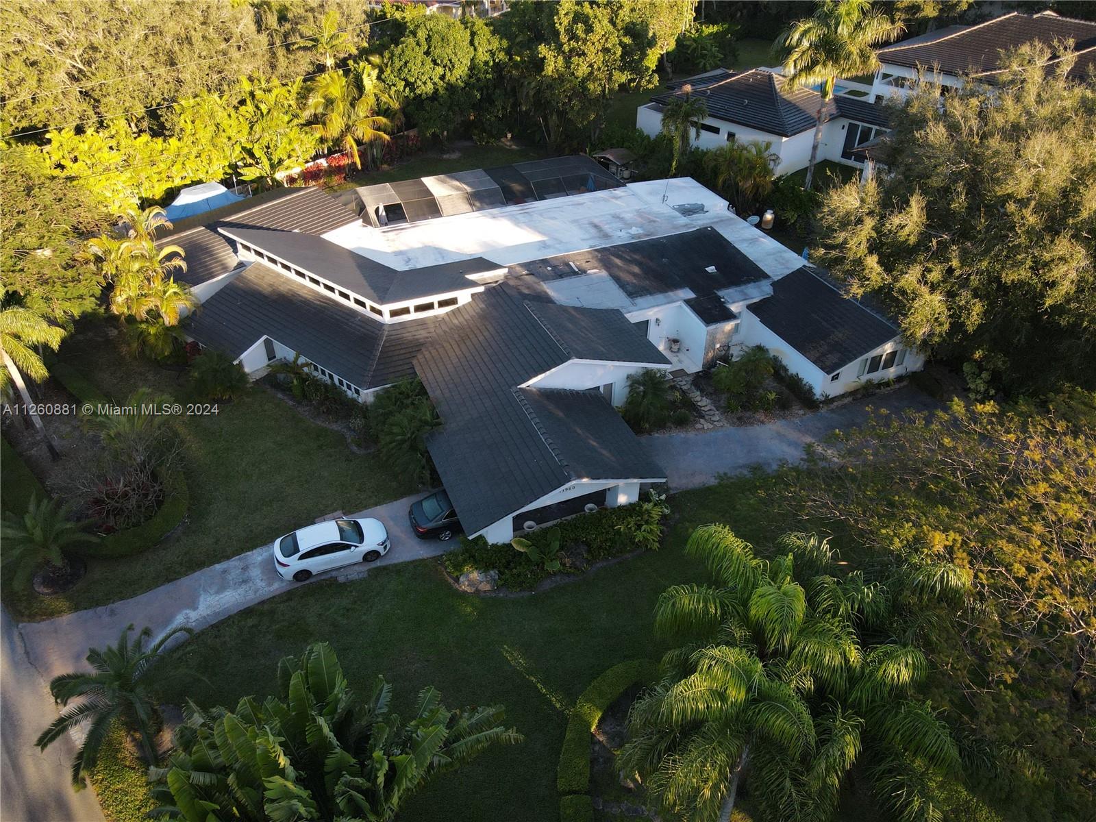 Beautiful elegant estate on a prime corner lot on historic and prestigious Old Cutler Rd. Roof replaced in 2020. Yearly rental or for sale . Doors & windows replaced with impact in 2019. The 2.5 acre residential lots across the street are closed at 3.5m and the property directly across sold for 5m. Don't miss out on the chance to invest in one of the few areas left with land and beautiful estate homes. Financing available w/25% down