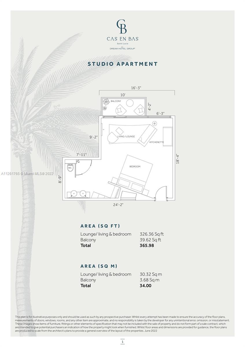 Floor Plan: Studio