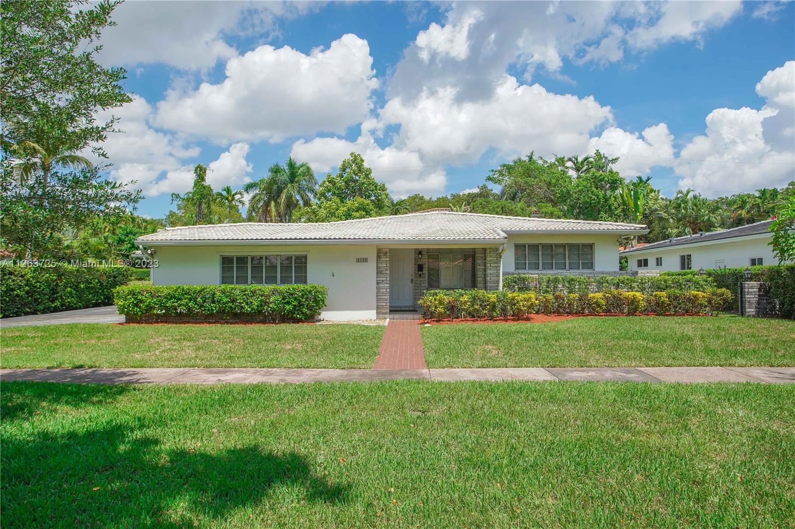 LOCATION!!! LOCATION!!! PRICE ADJUSTED for this great opportunity to transform this spacious 3117 adj Sq Ft home with great curb appeal into the "Home of you Dreams in beautiful Coral Gables". This home, Sold-As-Is, sits on a street filled with beautiful trees and beautiful homes.  Close to great schools, 2 minutes to University of Miami, 2 minutes to Doctors Hospital, 20 minutes to Downtown Miami and to MIA, close to restaurants, shops, US1 and much more.  
Tremendous potential to update, expand or rebuild. Price includes plans for the remodeling transformation and are included as attachments. Room for pool. Easy to Show, see Brokers remarks for more information. Seller Motivated!