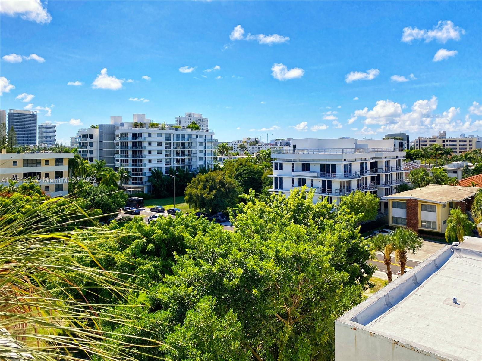 Beautiful unit in the heart of Bay Harbor. It has a 567 sq. ft wraparound balcony, perfect lay out, ItalKraft cabinetry, Stainless steal Wolf appliances, Sub-zero Refrigerator, Washer and Dryer. 2 Parking Spaces. Five minutes from the Bal Harbour mall.