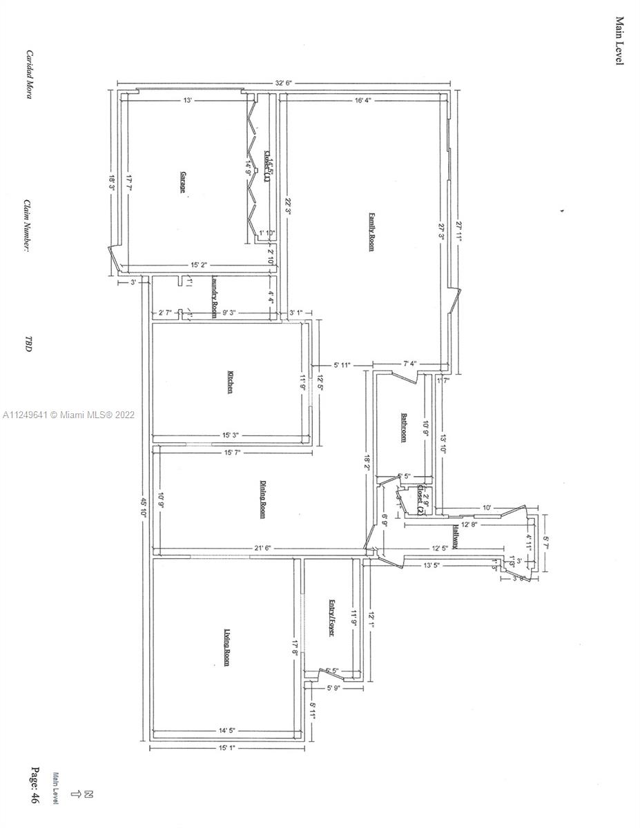 Main Living Area Floor Plan