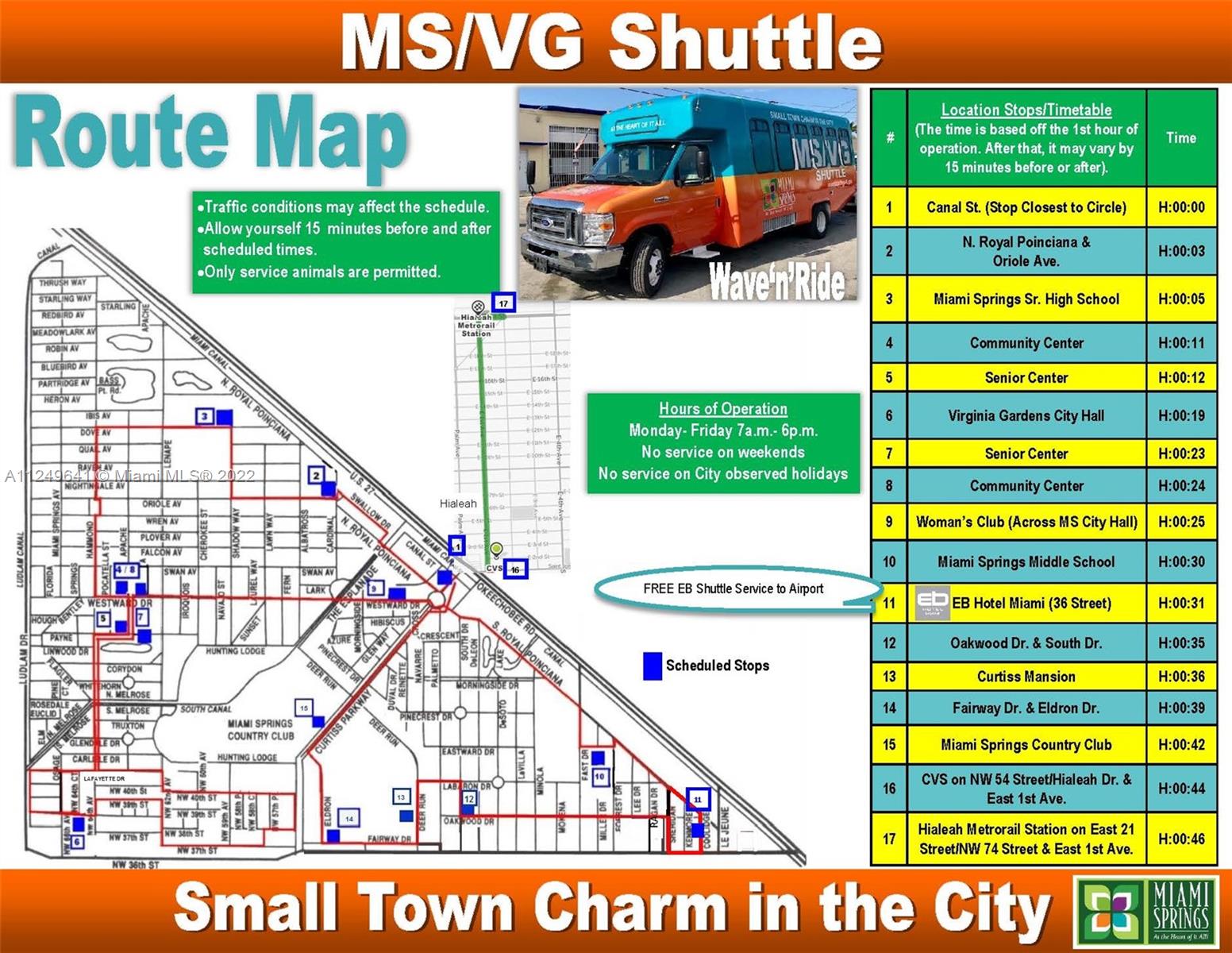 Shuttle Bus Route Map