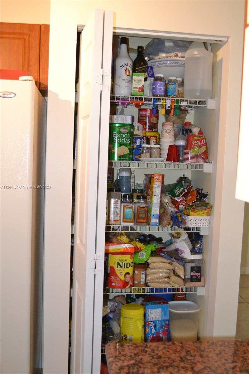 Kitchen pantry.