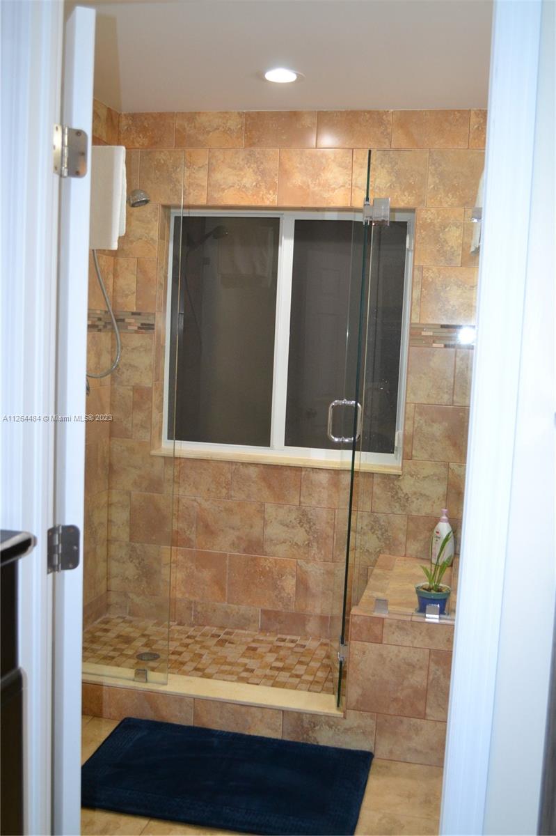 Updated Master bathroom shower.