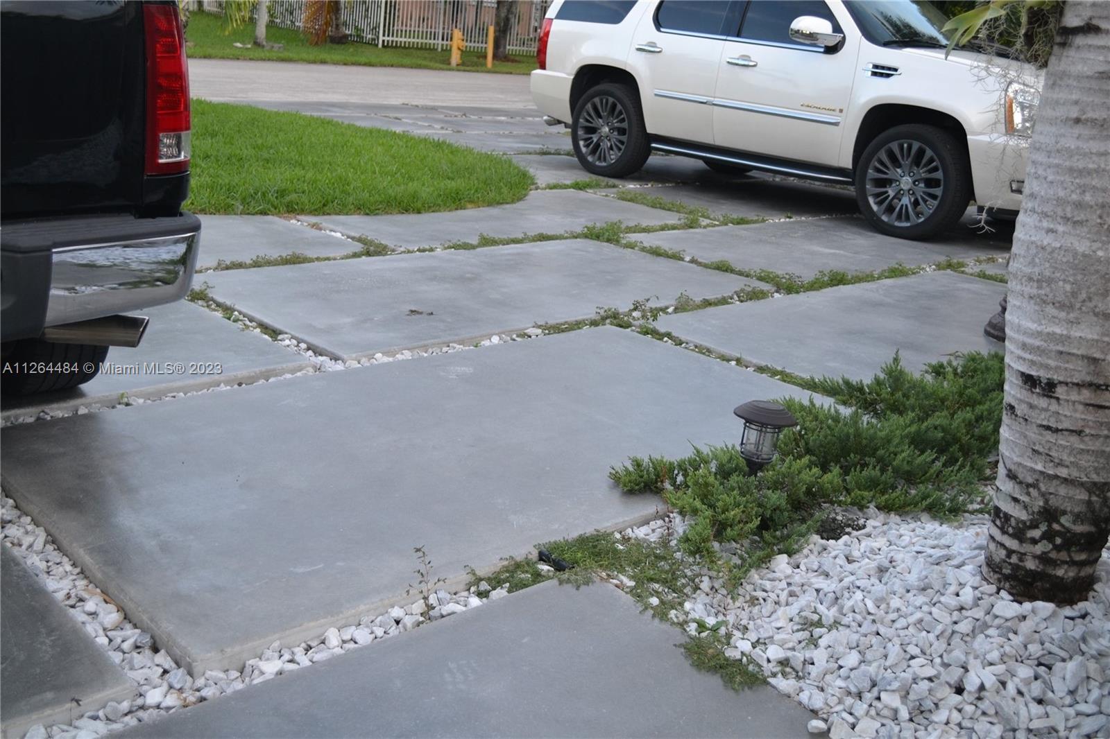 Beautiful, updated driveway.