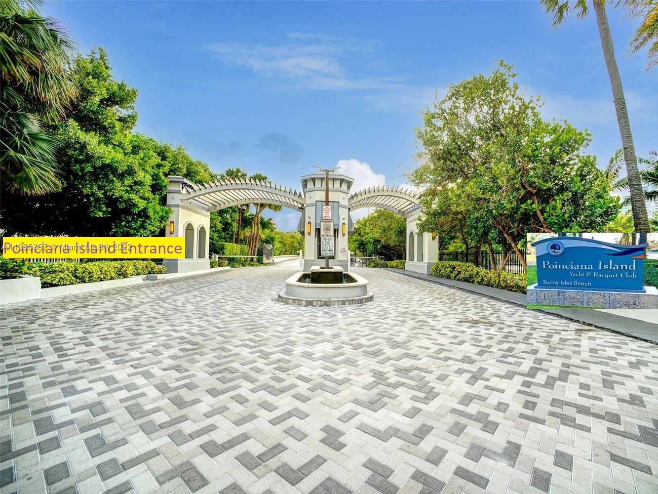 Poinciana Island Entrance