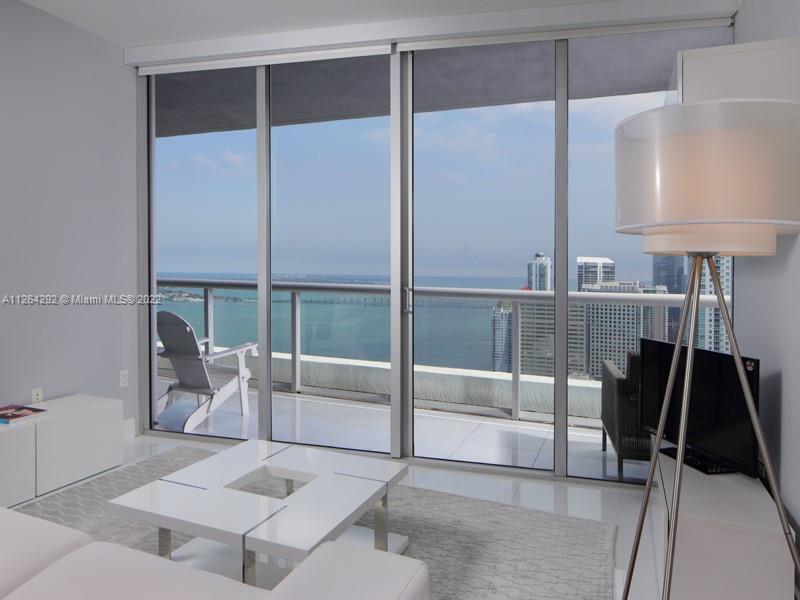 Spectacular 2/2 Contemporary Design Furnished Residence in the Icon Tower II with floor to ceiling windows and breathtaking Direct Views of Biscayne Bay and the Ocean. Electric Window Blinds in Bedrooms and Living Room. Kitchen with Stainless Steel Appliances, Sub-Zero Refrigerator, Wolf Oven and Stove Top and Granite Counters, 5 Star Spa, Amenities and on site Restaurants such as Cipriani's and La Cantina Veinte. Walk to Whole Foods, Brickell City Center and much, much more.