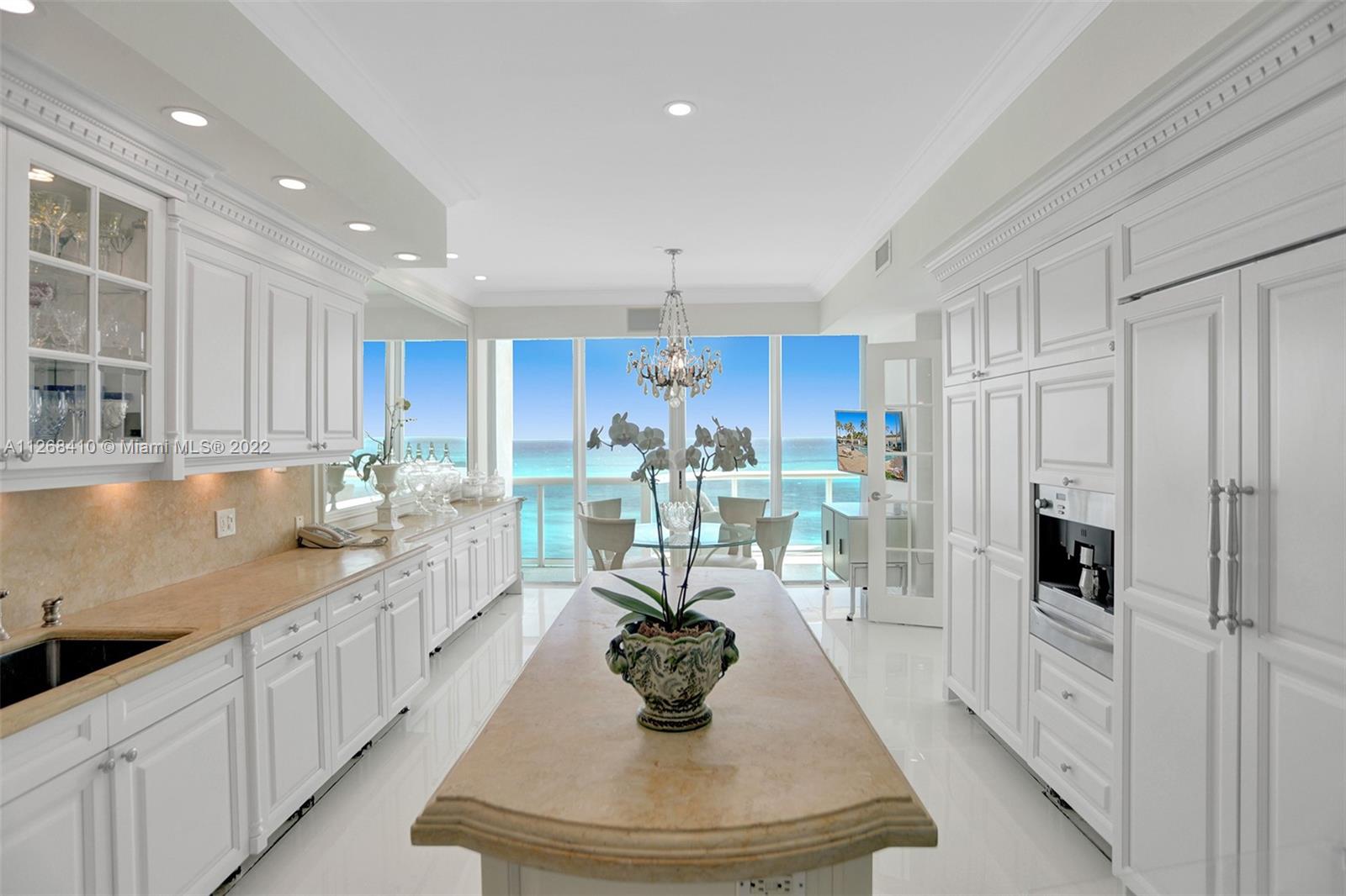 Incredible opportunity to own one of the best penthouses in Bal Harbour. Located in the exclusive Bal Harbour Palace, this SE corner unit has some of the most dramatic direct ocean and intra coastal views around. Enter from your private elevator and foyer into this distinctive 3 bedroom, 3.5 bathroom with 3,690 sqft of impeccably finished with custom built-ins, crown moldings, designer kitchen and an enormous terrace that wraps around the entire unit. COMPLETELY RENOVATED. The Bal Harbour Palace features every amenity from valet parking, swimming pool, tennis courts, spa, beach service, full service restaurant and so much more.