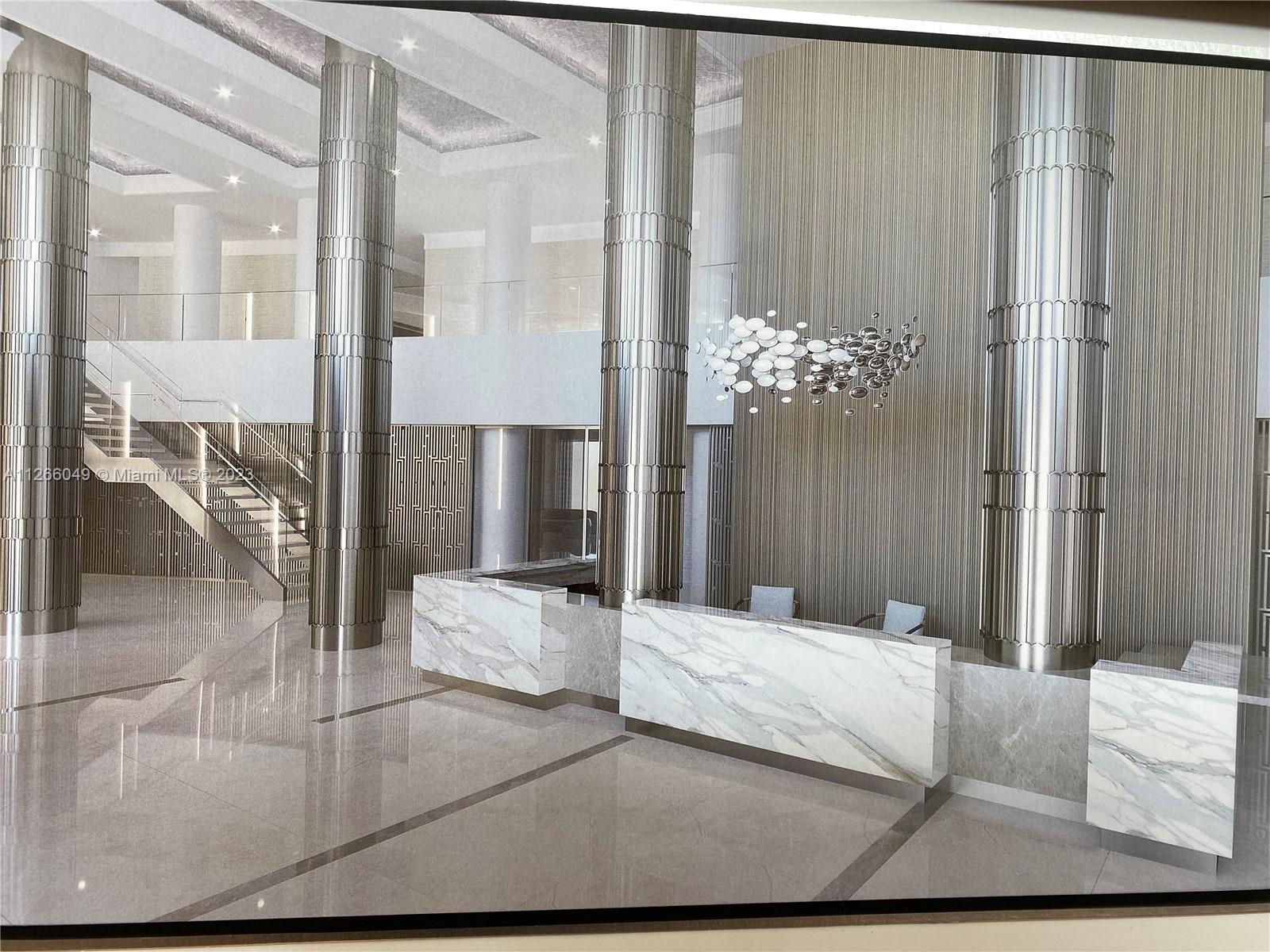 new lobby under renovation
