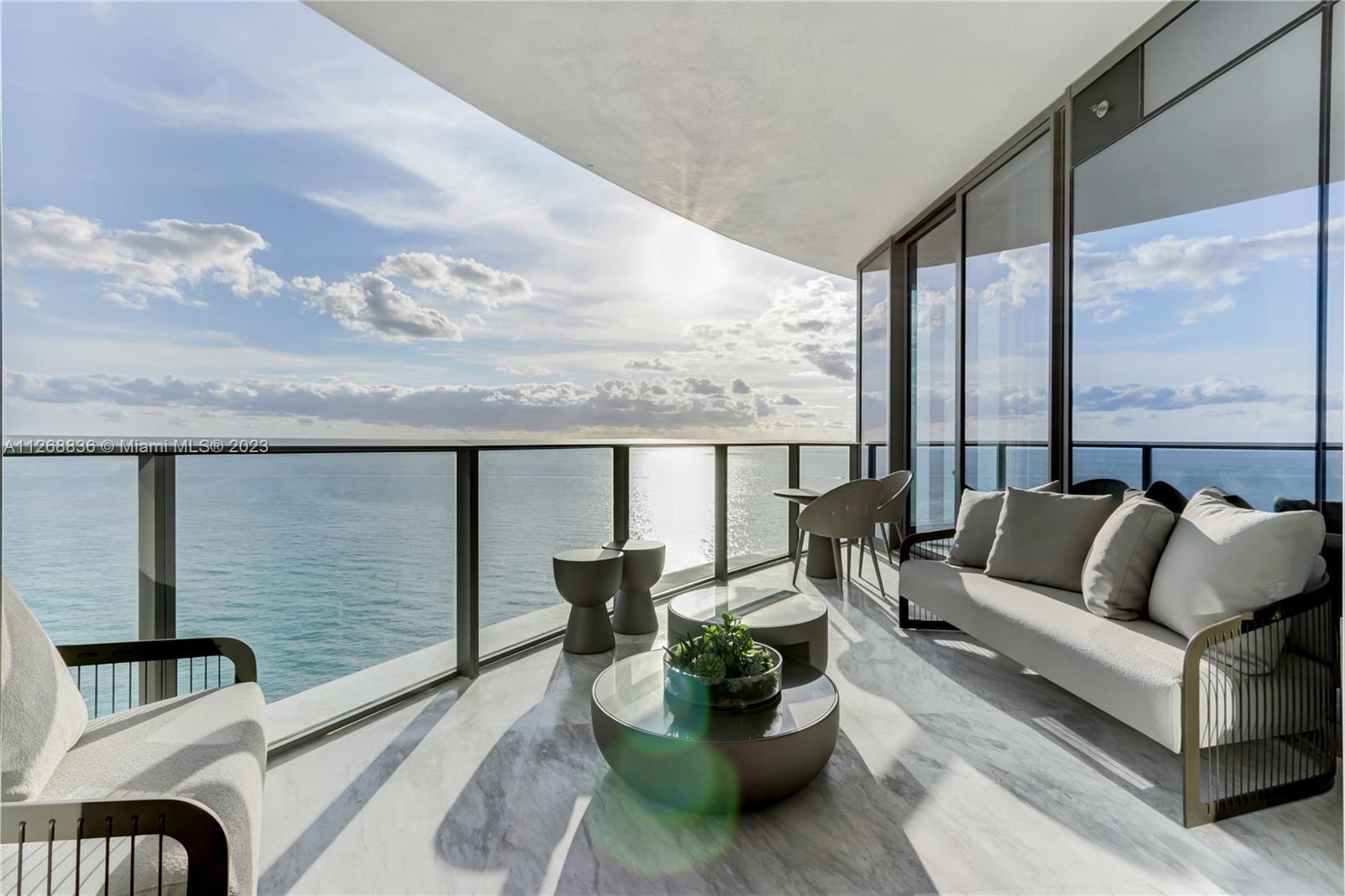 The most spectacular turn-key corner residence at Ritz Carlton Sunny Isles. Magnificent views at the ocean and intracoastal/city. The unit was finished & furnished by a renowned design firm. Luxury amenities 5 stars include 24 hours concierge, private beach access, restaurant, club level lounge, fitness center, kid's club and sunrise & sunset pools. Enjoy the top ultra-luxury lifestyle in Ritz Carlton Residences. Sale includes private storage.