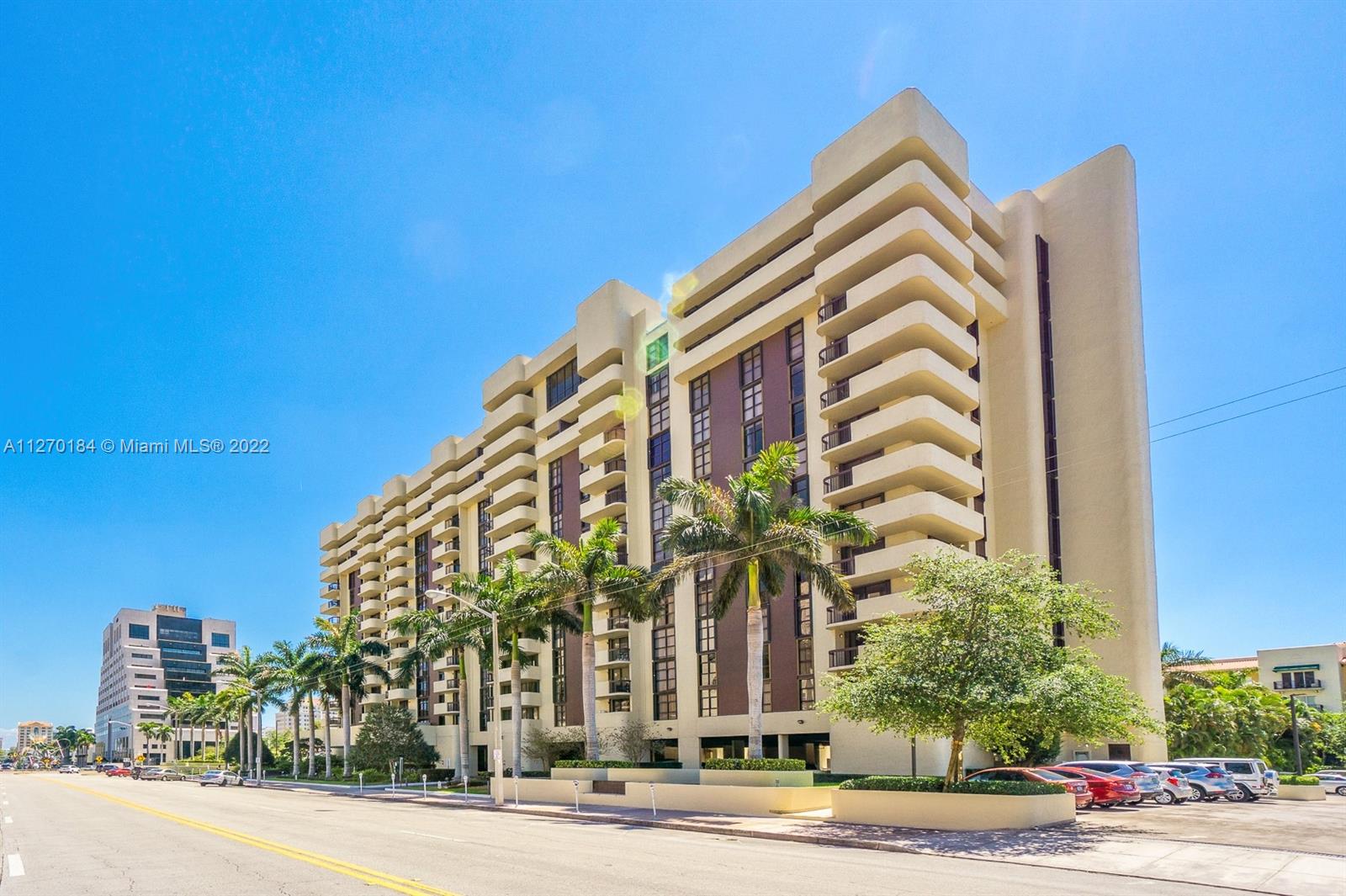 Enjoy living in the heart of Coral Gables walking distance to Downtown Gables, Miracle Mile shops & restaurants, Publix, and the Granada & Biltmore golf courses! Spacious 2-bedroom unit at Biltmore II with a split floor plan, tile floors throughout, a large walk-in primary closet, and an oversized balcony. Impressive lobby atrium with glass elevators and a 24-hour concierge/doorman. Building amenities include a fitness center, social rooms, lap pool & billiard room. Storage unit included. Assessment is being paid by Seller. Easy to show!