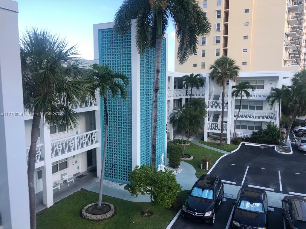 Beautiful view from unit 305 facing the canal and instracoastal waters of Golden Isle Dr. in Hallandale.