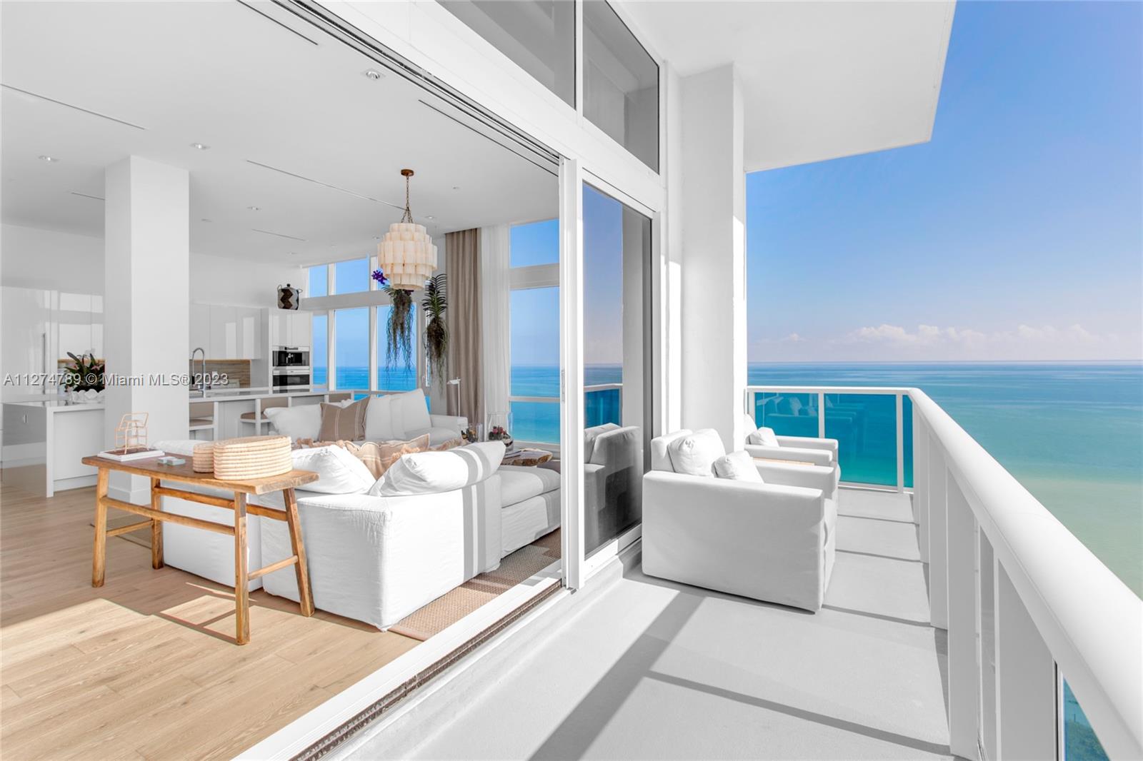 THE ONLY PENTHOUSE IN THE BUILDING LIKE THIS. YOU WANT THE BEST,THIS IS IT. Enjoy 600 feet of beach.Two Story Villa in the Sky.Best Ocean Views in this SE corner Penthouse.Generous Balcony space on each floor.Live in your Paradise Sanctuary or generate rental income w/potential to earn gross income of $1Million+ a year.Inspired by nature at its most sublime,Penthouse 1610 is designed to tap into a mindful connection between people and nature.The impeccable attention to detail is evident throughout the stunning interiors. inspiration taken from the coastal setting can be seen in the immaculate finishes; from limestone and teak accents to silver travertine and white quartz,every design element soothes the senses, the neutral color palette highlights the color of the ocean w/ panoramic views.