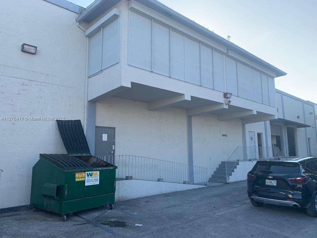 Excellent opportunity to lease a cross-dock loading office warehouse facility with +/- 13,310 SF of total area and 4,416 offices on 2 floors. The building features include 2 docks high doors and a ramp, 20 feet clear twin tee concrete ceilings, and 13 parking spaces. Located just 2 miles north of Miami International Airport and minutes from major thoroughfares such as Palmetto Expressway, SR 112, I-95, and SR 836.