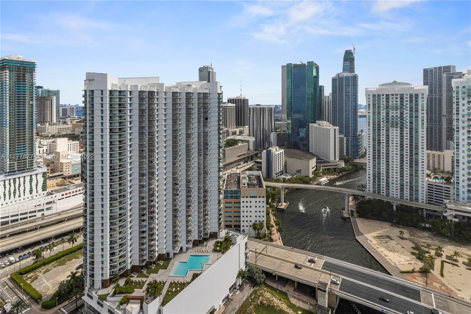INVESTORS!!! Beautiful 2 master bedrooms unit, located in Downtown/Brickell area, at the luxurious Mint with amazing view over pool deck and Miami river, stainless steel appliances, plenty of natural light, washer/dryer hook-up in the unit, ceramic floors, walk-in closet. One assigned parking spot on the 3rd floor. Front desk and security 24/7. 5 star amenities building including heated pool, jacuzzi, fitness center, sauna, steam room, pool table, playground, business center. Walking distances to Brickell City Centre, free metromover station. 15 minutes to Miami International Airport. Basic cable, internet and water included. Unit currently rented until June, 2023 for $ 4,000/ month.