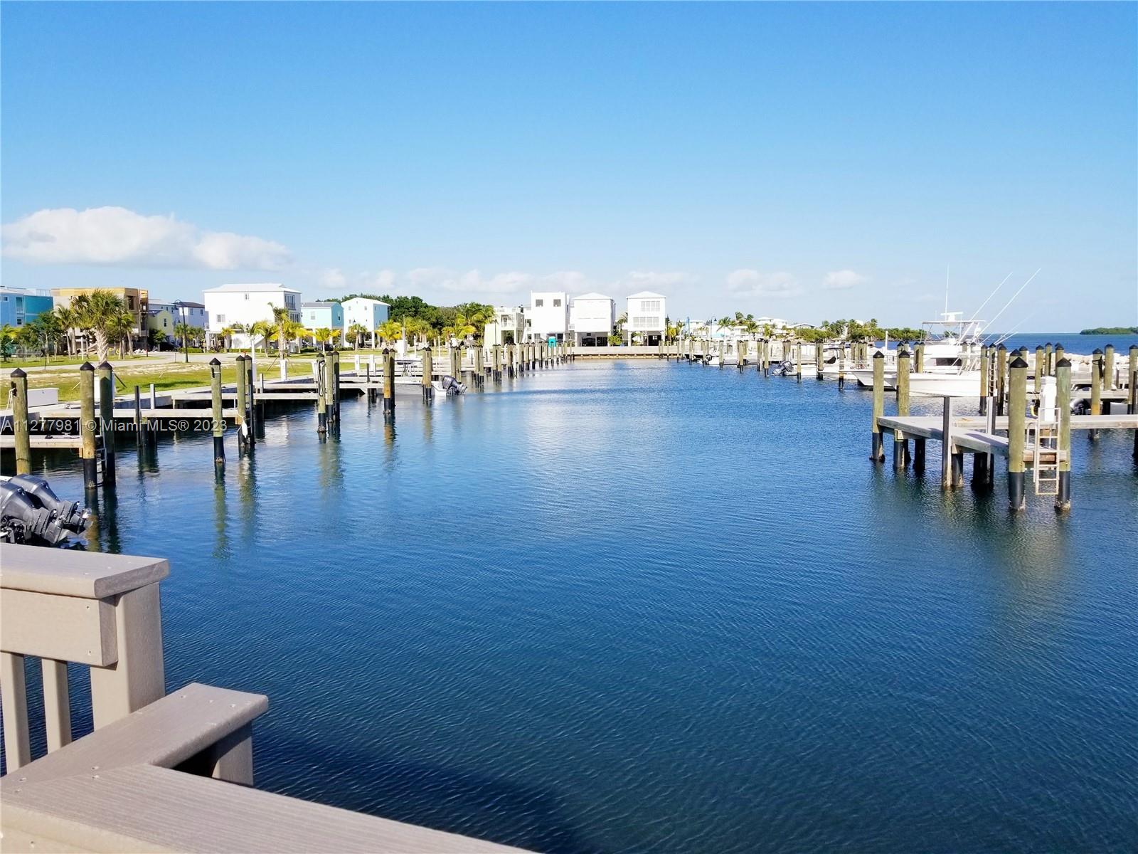 Lot 119 / View of Dock and Community from Pier