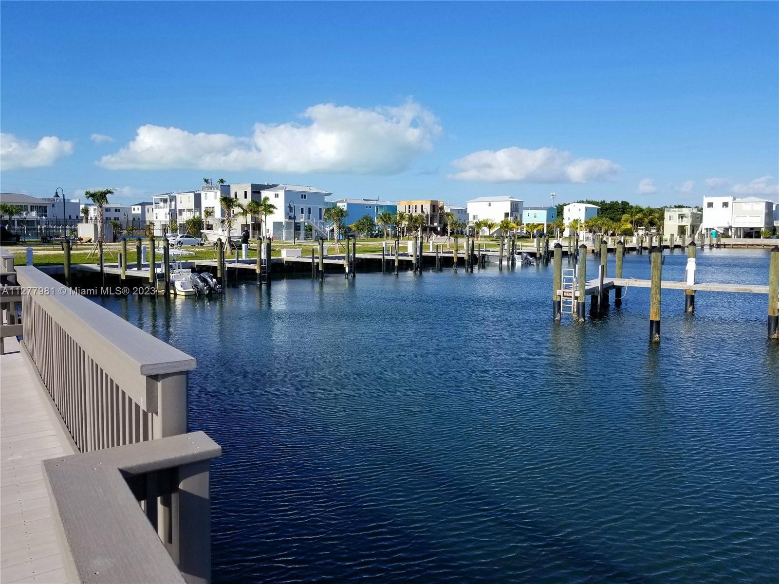 View of Dock and Community from Pier