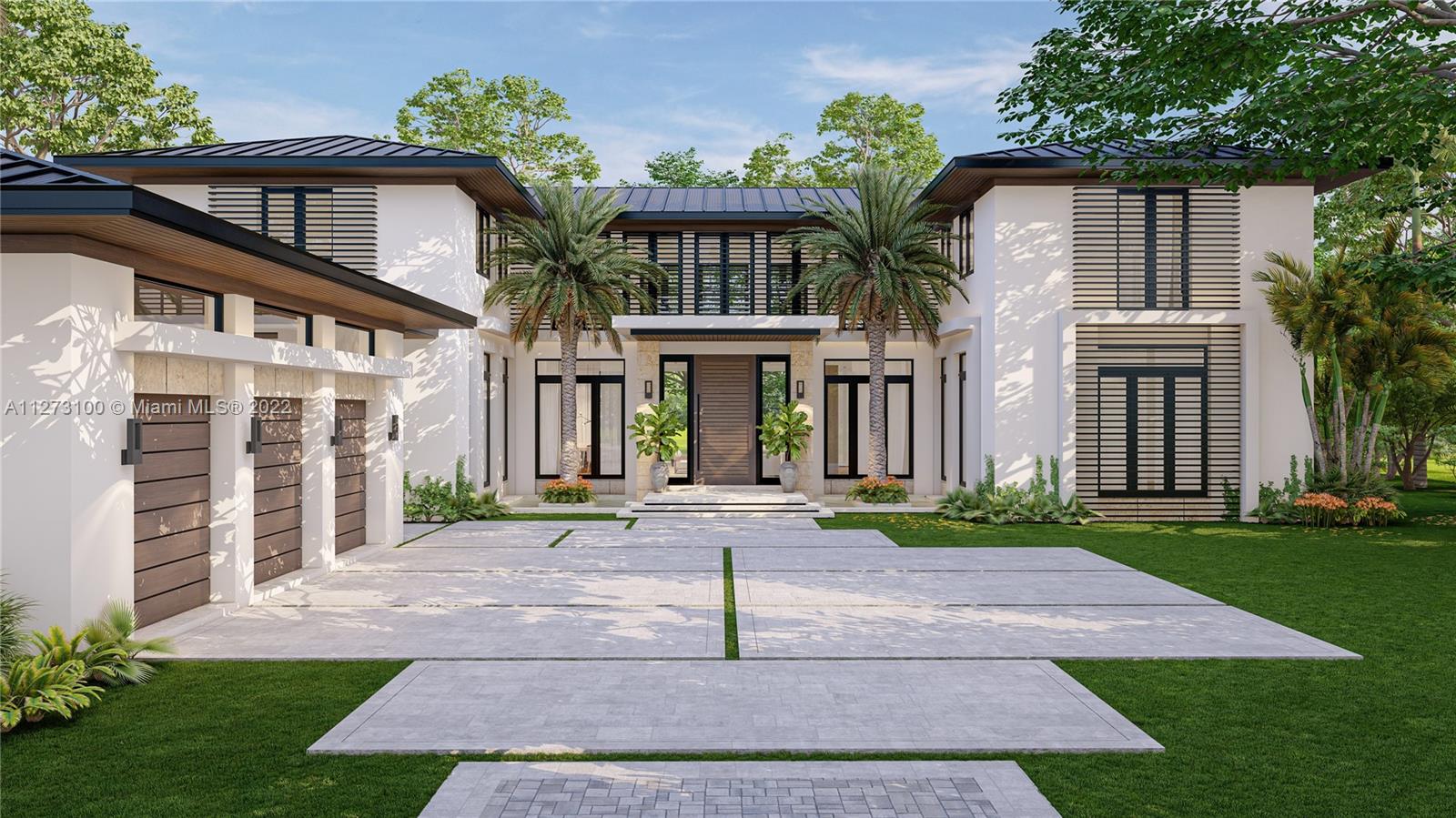 This gorgeous 11,599 Sq. Ft. home with 7 bedrooms, 7 full and 1 half bathrooms will be known as “Villa Lusso,” as it will combine both traditional and modern elements to create an elegant, streamlined design with bright open living areas. The eat-in kitchen will have Mia Cucina cabinets, Wolf and SubZero appliances. The main suite will include a sitting area, lavish bathroom, and spacious walk-in closets.  Outdoor spaces will feature a beautiful pool, gazebo with a summer kitchen, and tropical landscaping for total tranquility. Additional amenities include a media room, spa, and game room.  Textured natural stone and wood, with  impeccable interior designs by Sensi Casa throughout, state-of-the-art electronics and security system. Close to excellent schools, restaurants and shopping.