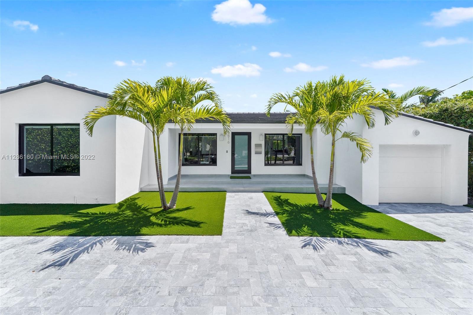Located in the prestigious island of Biscayne Point, this charming family home is a gem. It features 4 beds, 3 baths and a garage that can be converted into a bedroom. The house has been fully remodeled less than a year ago with impeccable taste and top of the line materials. The floor plan opens on a modern kitchen which is followed by a separate dining area then a large living/tv room. The master bedroom is an en-suite with its private bathroom and walk-in closet. It also boasts a fantastic view on the backyard which has room for a large pool. For boat lovers, you can dock your boat right in front of your property and have easy access to the intracoastal.