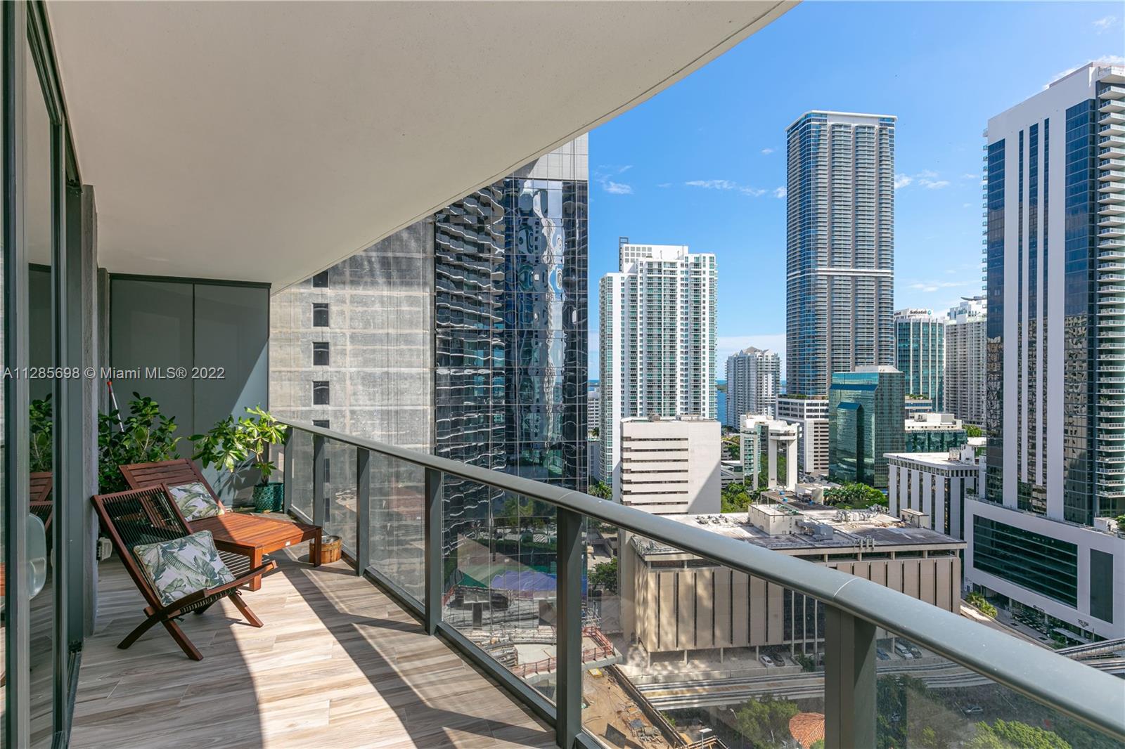 This 3bed + den and 4 full baths is a corner unit featuring Italian cabinets, top of the line appliances, and floor-to-ceiling glass windows leading to a spacious wrap around balcony. SLS Lux Brickell residents, in addition to having exquisite interior finishes, enjoy a host of amenities. The amenities at SLS Lux Brickell include three pools, two hot tubs, a poolside bar, BBQ area with summer kitchen, a lighted tennis court, a fitness center, a full-service spa, full-service concierge service, two club rooms, children’s playroom, and more.
