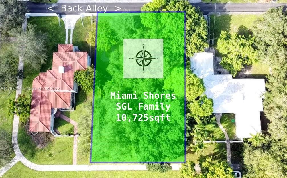 Overview of the vacant land - Frontage is facing to the South with backyard and the alley facing to the North
