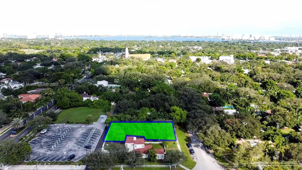 West to East aerial view