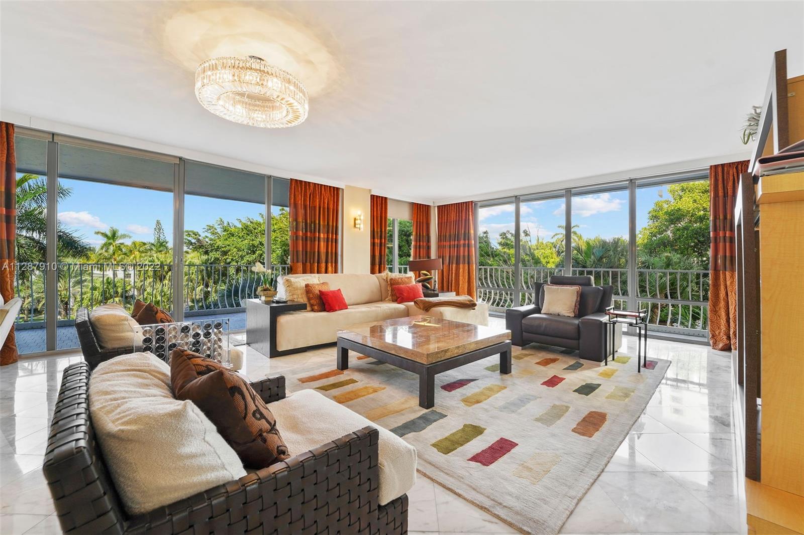 Located in the heart of Bal Harbour, this luxurious residence offers 3,300 Sqft of living space, including a very spacious Master Bedroom suite with his & her’s bathrooms, 2 walk-in closets, and a private balcony. The impressive living room, dining room & breakfast nook are bright and spacious with floor-to-ceiling windows and an oversized terrace. Building just completed a major renovation including a new roof. No assessments and low maintenance. Building amenities include a pool, gym, private beach service, an on-site restaurant, valet parking, and much more. Just minutes from places of worship & Bal Harbour mall.