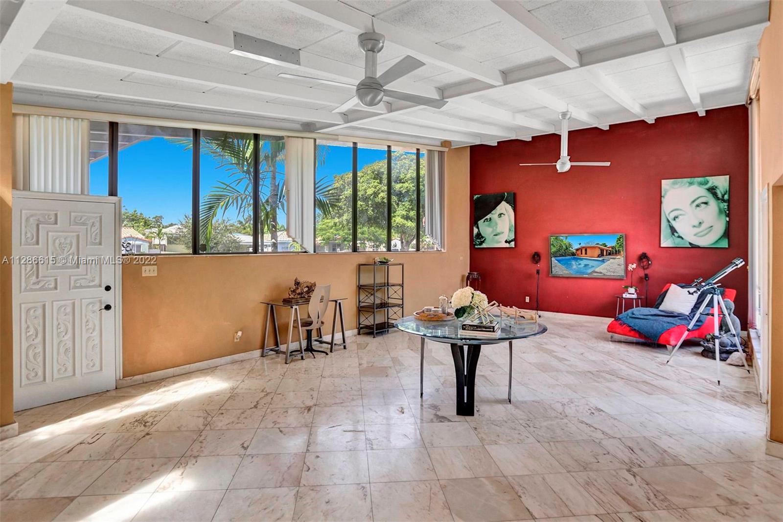 Living Room / Dining Room - Open Floor Plan - High Ceilings