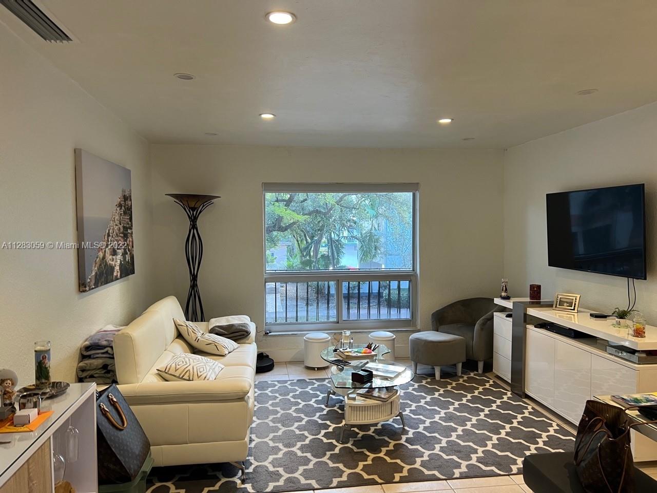 Welcome to the heart of Coral Gables! This upgraded 2 bedroom 1 and a half Bath is blocks from Ponce de Leon, Miracle Mile, all the shops and restaurantsand More. Washer dryer in unit 1 parking spot with additional parking available, Dishwasher, Convection oven trash compactor, built in Microwave and More... No Pet restrictions, No Rental restriction on amount of time to be rented,LOW Maintenance, $320/month, Great investment opportunity. Beautifully done with a Professional in mind.
 A MUST SEE!!!