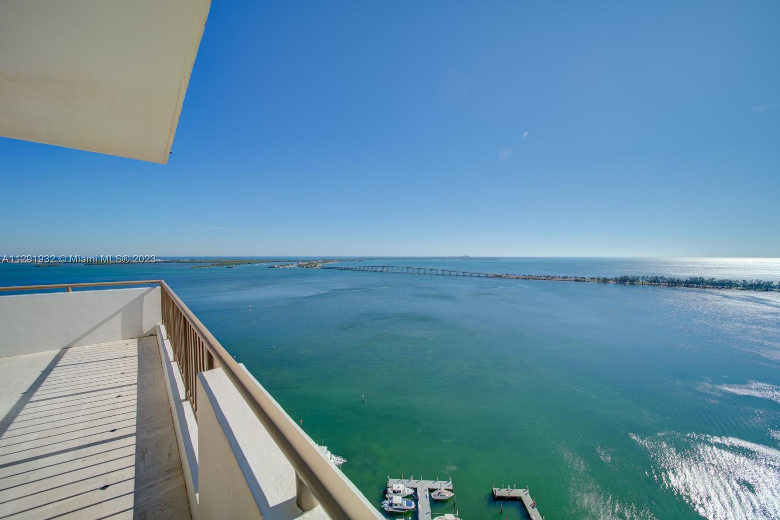 ONE-OF-A-KIND 7280 SF APARTMENT IN BRICKELL AVE.

This 6 Bedroom & 6.5 Baths with a SPECTACULAR AND ENDLESS view of "THE BAY" and BRICKELL AVE comes with a full bar in the living area, formal dining, breakfast area, teppanyaki cooktop, and wrap-around balcony, a PRIVATE 40ft boat dock, and 6 assign parking spaces. Amenities include; Business Center, Conference Room, BBQ Area, Pool, Gym, Party Room, and Kids Room. Sold As Is. Crypto payment an option.
There is NOTHING similar in Brickell! and with one of the lowers Condo Fees in the area.

Title Closing Agent appointed by seller.
