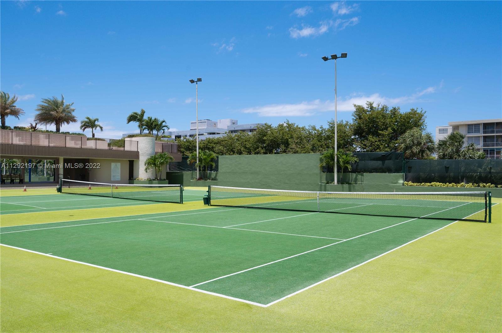 Tennis courts