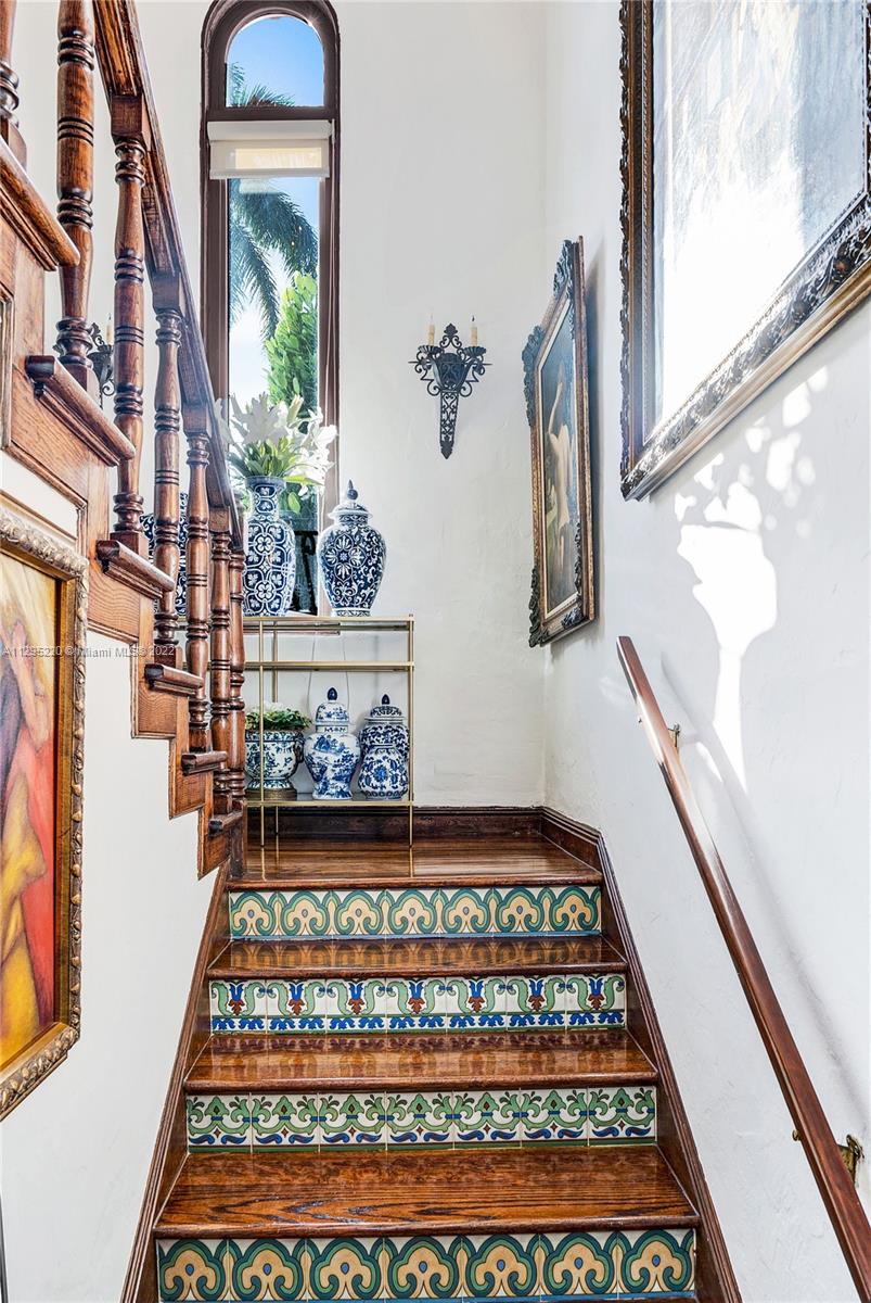 Main Staircase leading up to Second Story Bedroms.