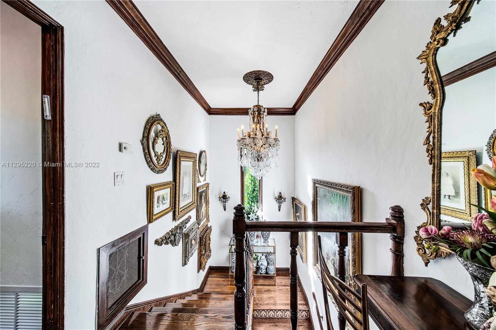 View from second floor to Main Staircase
