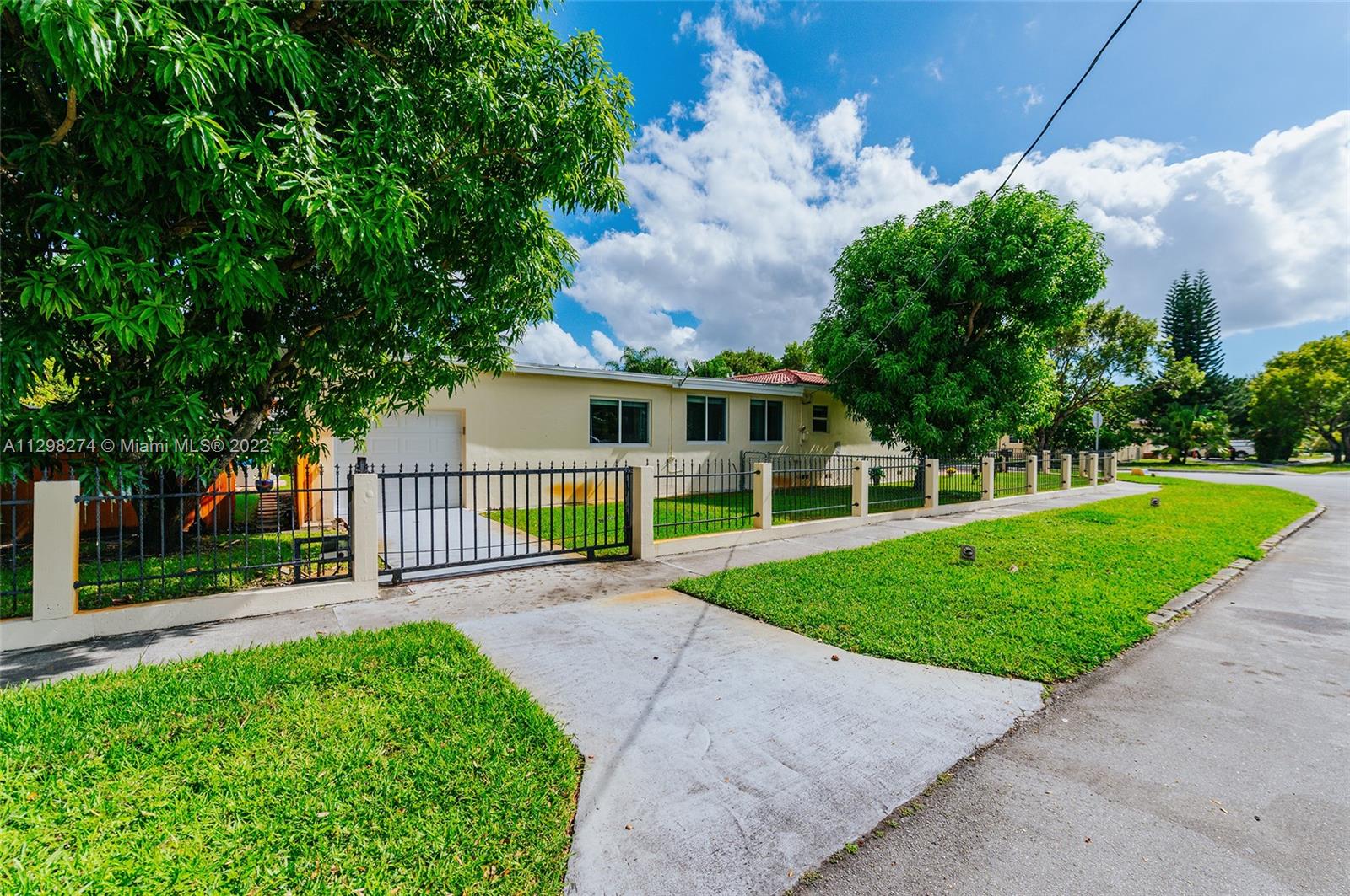 West Side of Home & Garage