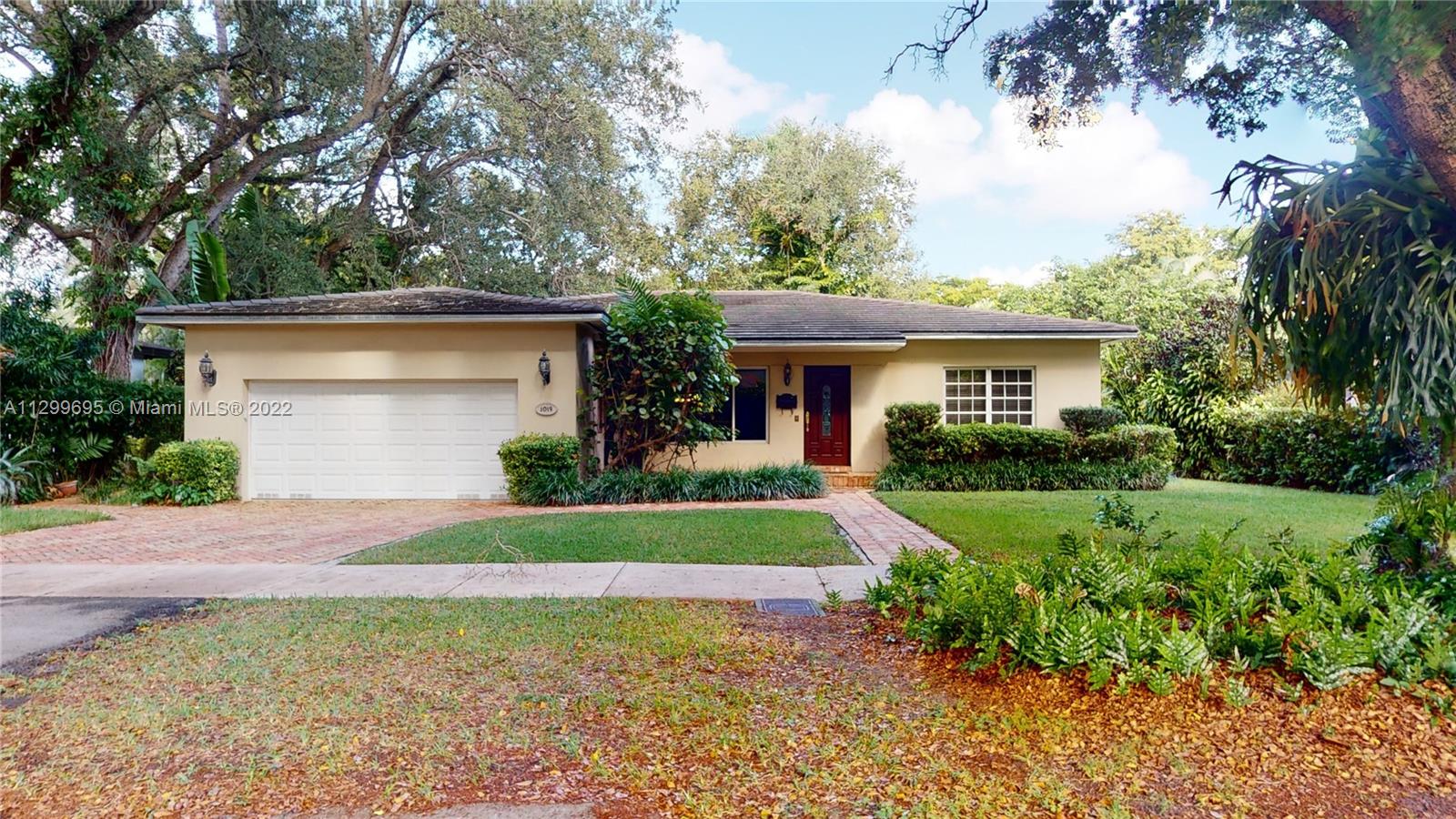 Don't miss out on this one-of-a-kind opportunity to live in this well-maintained home, ideally located on a tree-lined S. Gables street. Located in a quiet area of Coral Gables. Spacious home with a large open floor plan and beautiful flooring in the living areas. Open modern kitchen with matching countertops and backsplash. Great outdoor space, which is ideal for entertaining. The house is close to shops, restaurants, parks, and excellent schools. One can walk to the UM, Coconut Grove, downtown Coral Gables, and the Crossroads of South Miami are moments away. It is a must-see to appreciate. Call for a showing today.