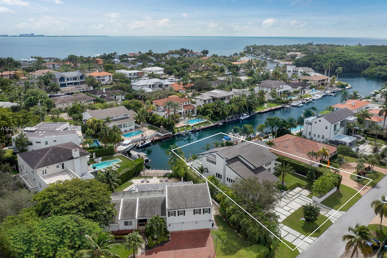 Coconut Grove Waterfront Homes For Sale