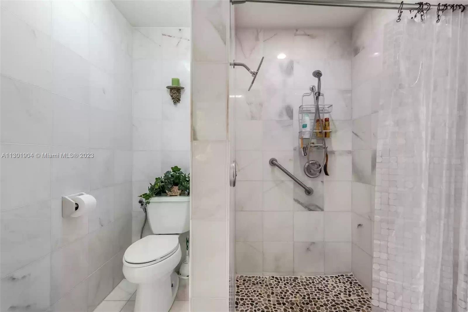 Bathroom with Quartz Top his and her sink and ample space