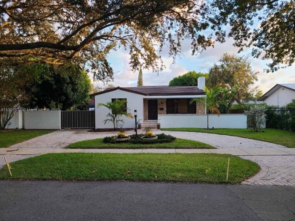 Looking to live in the desirable area of Miami Springs, Look no further!!!

This 3/2 Home has been completely renovated with a beautiful modern touch. Renovations include, New Roof, Gutters, Electrical Panel, Completely Plastered inside/out, Interior/Exterior Paint, New Interior Doors, and Restored Natural Wooden Floors 2022  Refrigerator and Microwave/Oven combo upgraded in 2021 - Exterior Impact Windows/Doors & AC upgraded in 2020.

Property is centrally located with easy access to the major Expressways, Miami International Airport, Downtown, Brickell, Beaches & More!

Property records show the house as 2/1. Property is being sold “AS IS”.