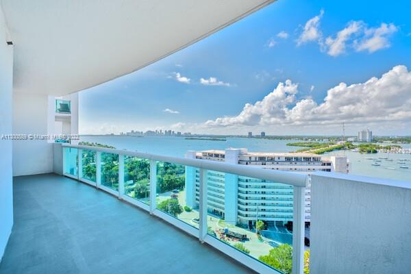 ENJOY DIRECT INTRACOASTAL VIEWS AND BISCAYNE BAY FROM THE 15TH FLOOR BALCONY, ONE OF THE HIGHEST UNITS IN THE BUILDING. RENOVATED/UPGRADED, PORCELAIN GLASS FLOORING THROUGHOUT. HUGE MASTER BEDROOM, WALK-IN CLOSET, OPEN KITCHEN WITH GRANITE COUNTERTOP, BRAND-NEW STAINLESS-STEEL APPLIANCES. IMPACT GLASS WINDOWS AND SLIDING DOORS, WASHER & DRYER INSIDE UNIT. AMENITIES INCLUDE 2 HEATED POOLS, FITNESS CENTER, SAUNA, JACUZZI, CLUB HOUSE, INTERNET, CABLE, SECURITY CAMERAS, ASSIGNED PARKING, FREE VALET FOR GUESTS, CONCIERGE AND 24/7 SECURITY.