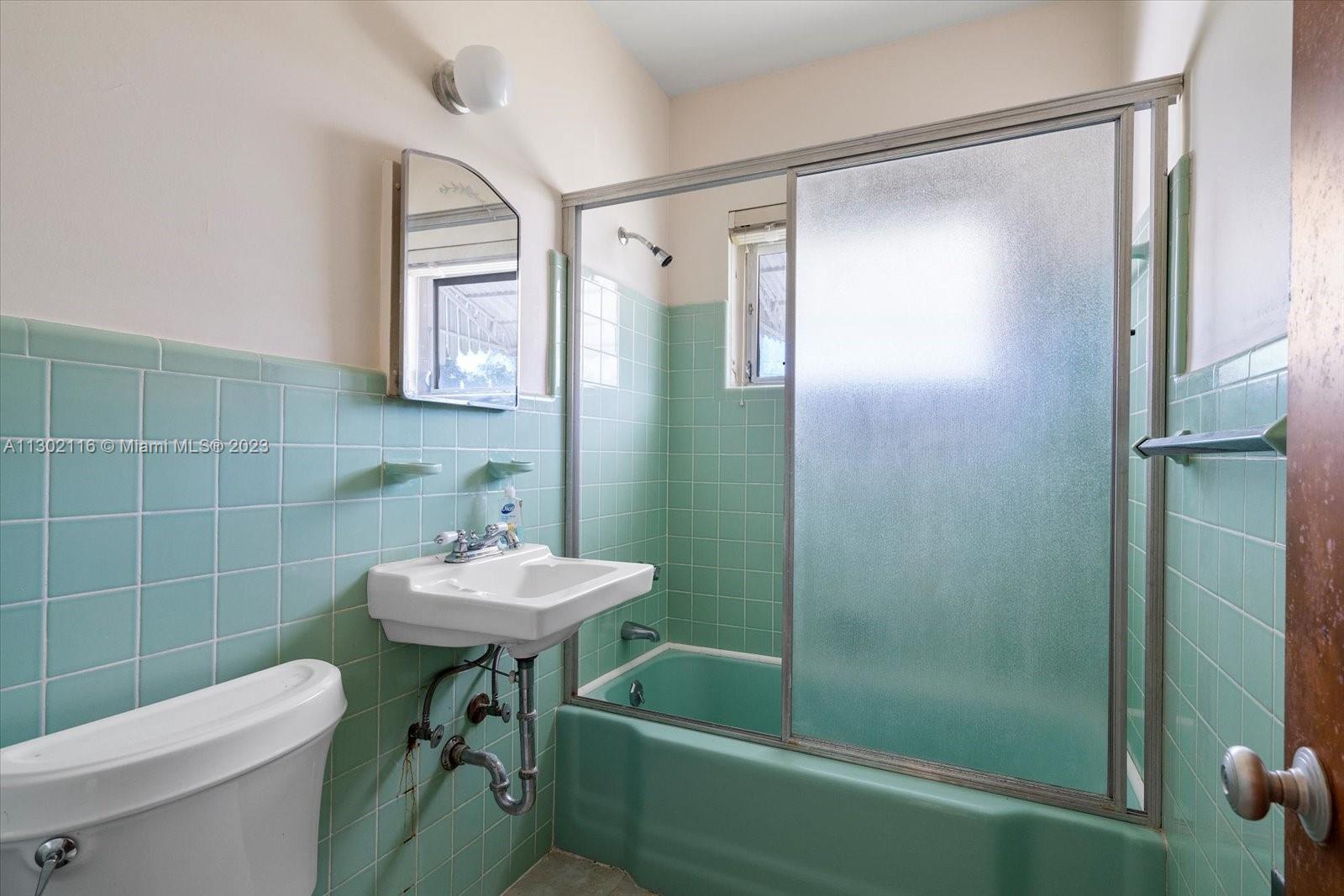 Existing home bathroom