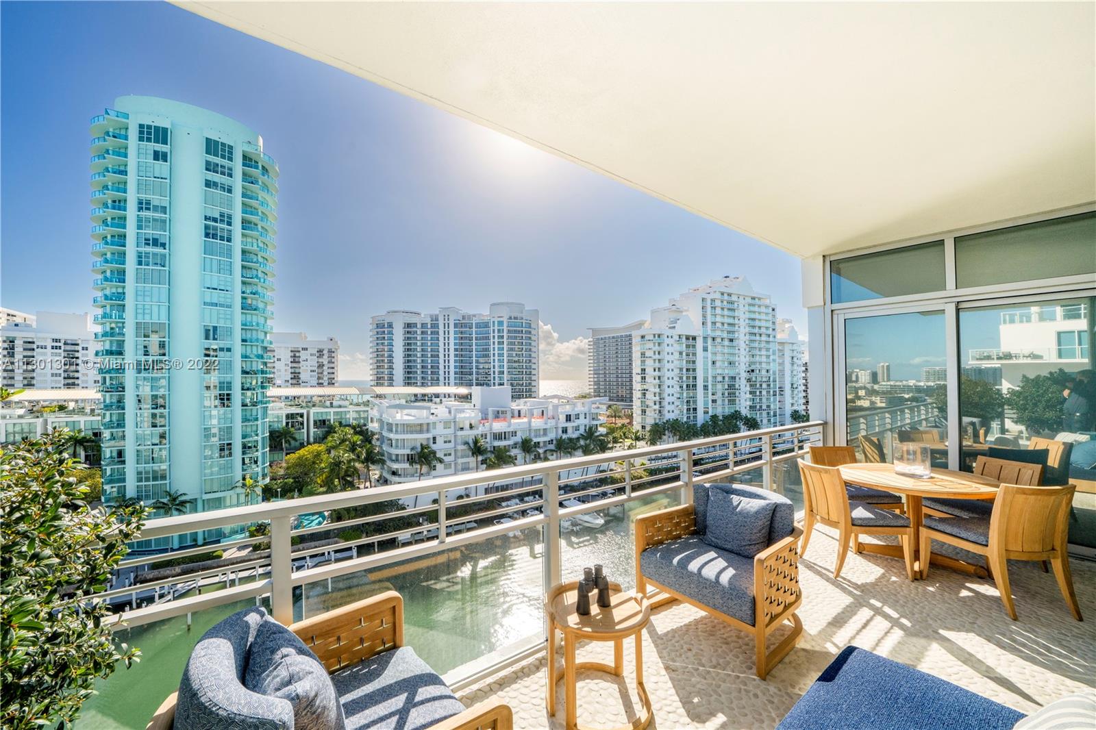 Enjoy island living at its best as you watch the boats go by while having coffee on your generous terrace! Phenomenal ocean, Intracoastal & Miami skyline views await you from this chic, newly renovated corner apartment by celebrated designer & Martha Stewart co-star, Fernando Wong! This 3BD/3.5BA unit offers the finest finishes including wall to wall sisal carpet, Phillip Jeffries wall paper, Italian Marble Master Bath, black-out shades in master & lighting by Kelly Wearstler, Suzanne Kassler & Ralph Lauren. Brand new kitchen includes Miele double oven/dishwasher/stovetop/exhaust, Sub Zero refrigerator, Electrolux washer/dryer & new AC/electrical panel. Resort like amenities at this 24hr gated/family friendly community include: 2 parking, valet/doorman, security, 2 pools, spa, gym, & more!