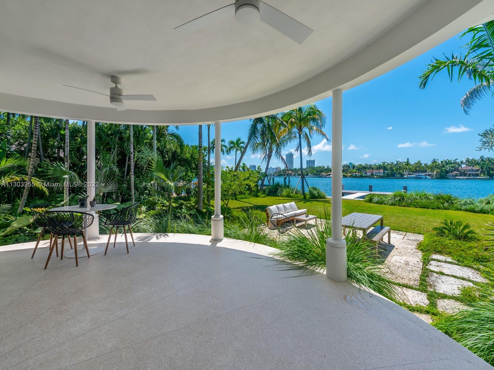 Amazing development opportunity. Enjoy a beautiful newly renovated waterfront home nestled on the quiet side of Normandy Isles in Miami Beach while you design your dream home. Boasting 85 ft of waterfrontage this oversized 15,000 sq foot property offers unobstructed wide water bay views of La Gorce Island and the Miami skyline. New teak dock and elevated seawall. Located minutes from houses of worship, shops, and restaurants.