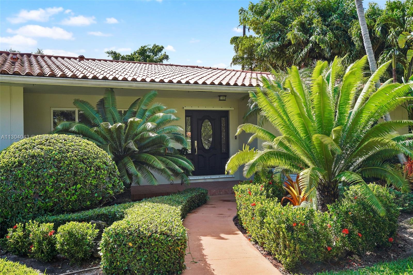 FANTASTIC OPPORTUNITY IN COVETED GABLES RIVIERA LOCATION. THIS ONE HAS IT ALL-SPACIOUS 4/3.5 WITH POOL AND 2 CAR GARAGE, 12,900 SF CORNER LOT, SPLIT PLAN, IMPACT GLASS THROUGHOUT, LARGE MASTER SUITE WITH WOOD FLOORS AND ADJACENT BONUS ROOM PERFECT FOR HOME OFFICE, GYM, OR DEN.  ALL BEDROOMS ARE SPACIOUS WITH AMPLE CLOSET SPACE. FLEXIBLE OPEN LAYOUT WITH LOTS OF POSSIBILITIES. GREAT OUTDOOR SPACE WITH POOL, JACUZZI, AND HUGE 14 X 48 FT COVERED TERRACE. ACROSS THE STREET FROM $4-5 MILLION DOLLAR HOMES ON THE GABLES WATERWAY. CALL LA FOR EASY SHOWING.