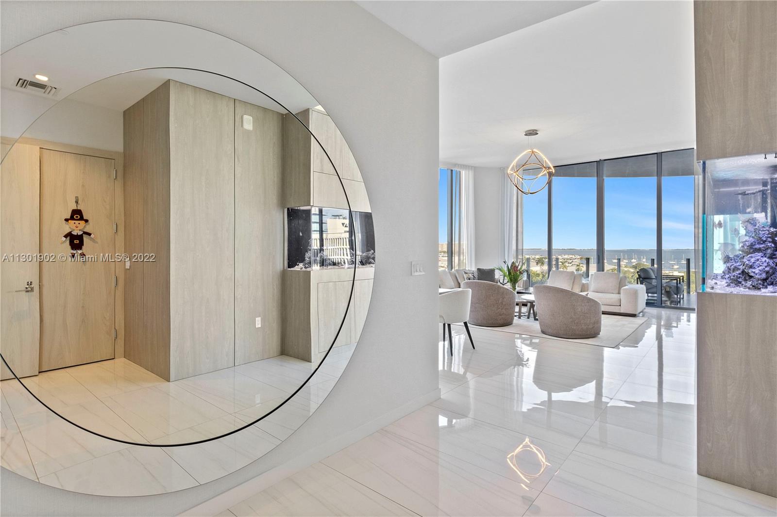 Inside Foyer and Larger Mirror