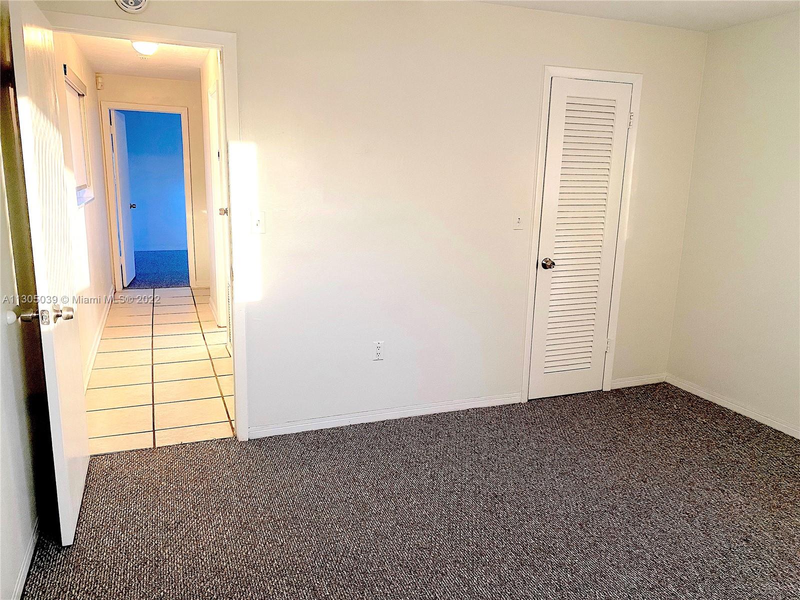 Upstair bedroom with walk-in closet